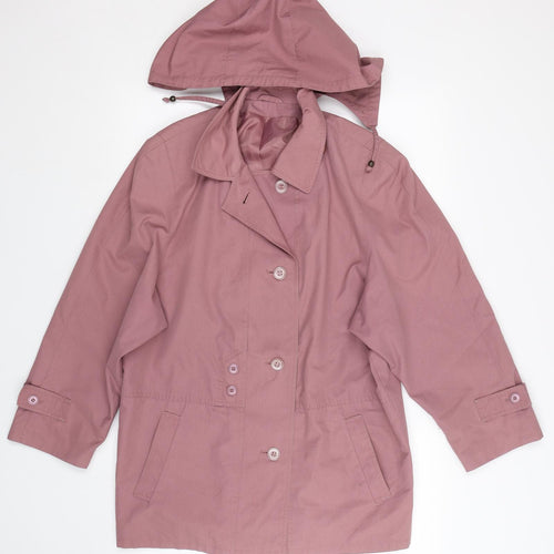 Preworn Womens Purple   Trench Coat Coat Size 6