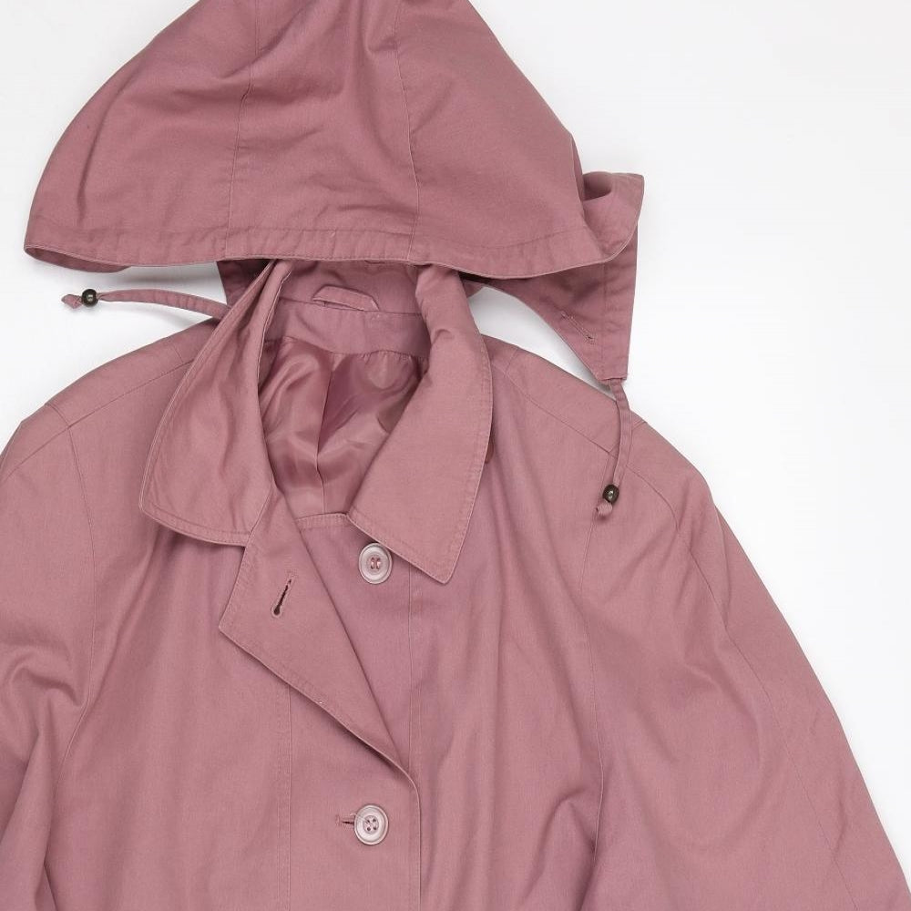 Preworn Womens Purple   Trench Coat Coat Size 6