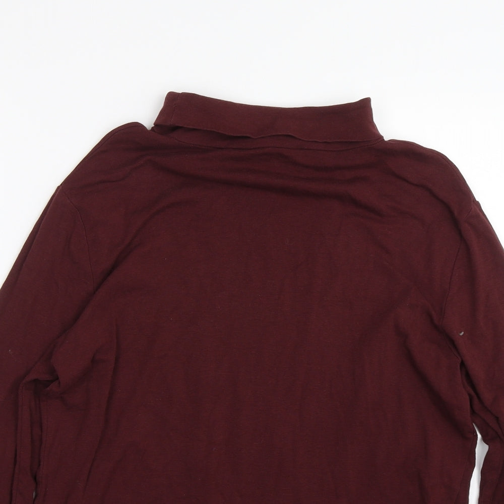 Peacocks Womens Red   Basic T-Shirt Size 20
