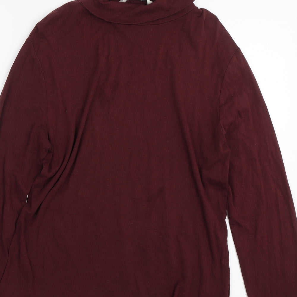 Peacocks Womens Red   Basic T-Shirt Size 20