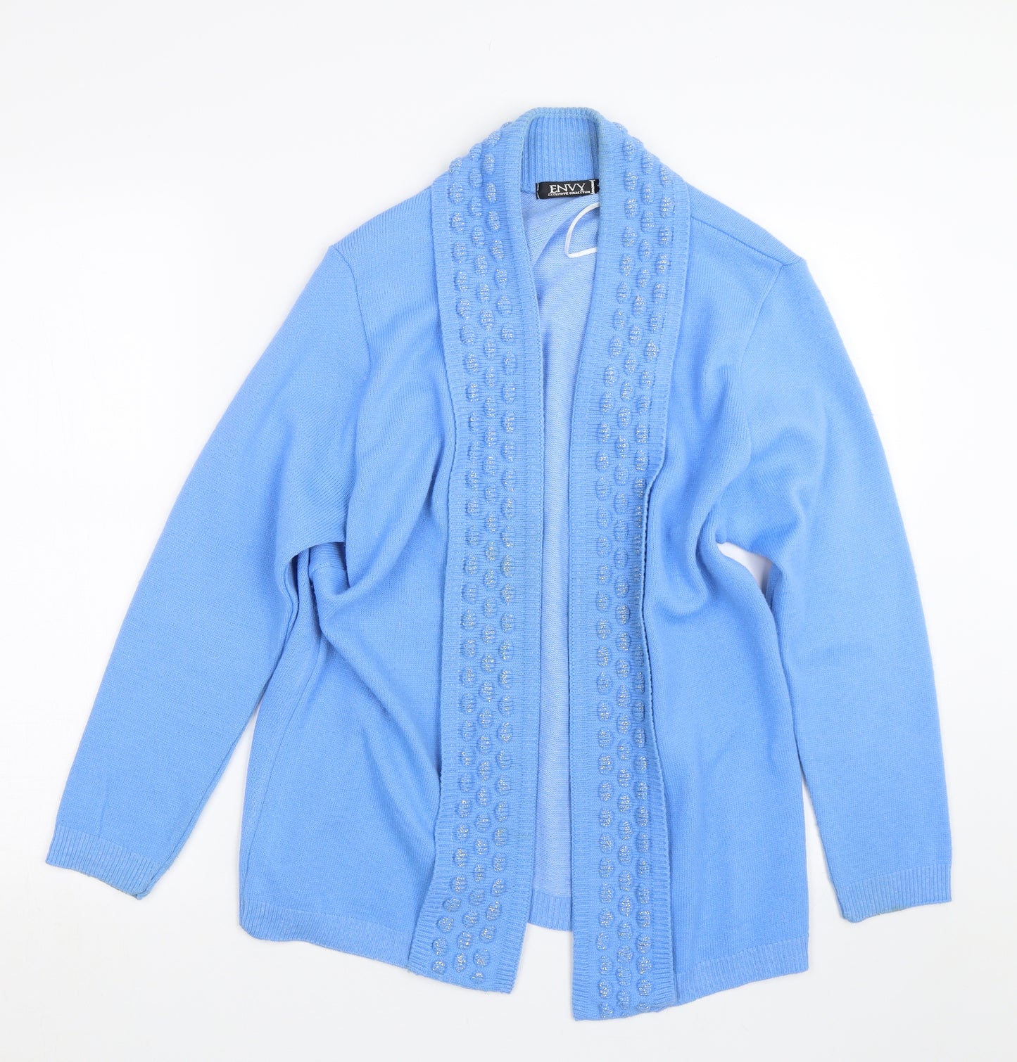Envy Womens Blue   Cardigan Jumper Size L