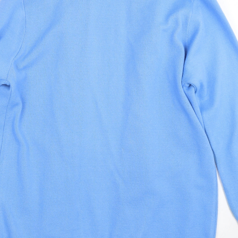 Envy Womens Blue   Cardigan Jumper Size L