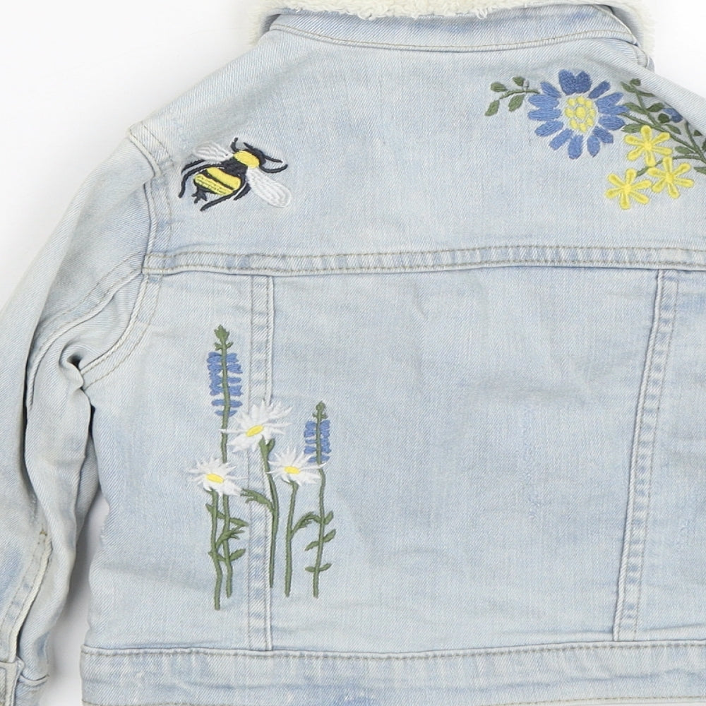 I love denim Girls Blue  Denim Jacket  Size 3 Years  - Summer