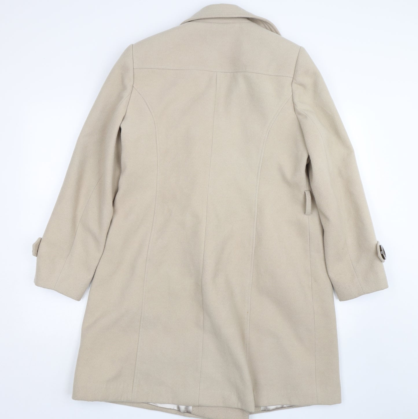 Soon Womens Beige   Trench Coat Coat Size 16