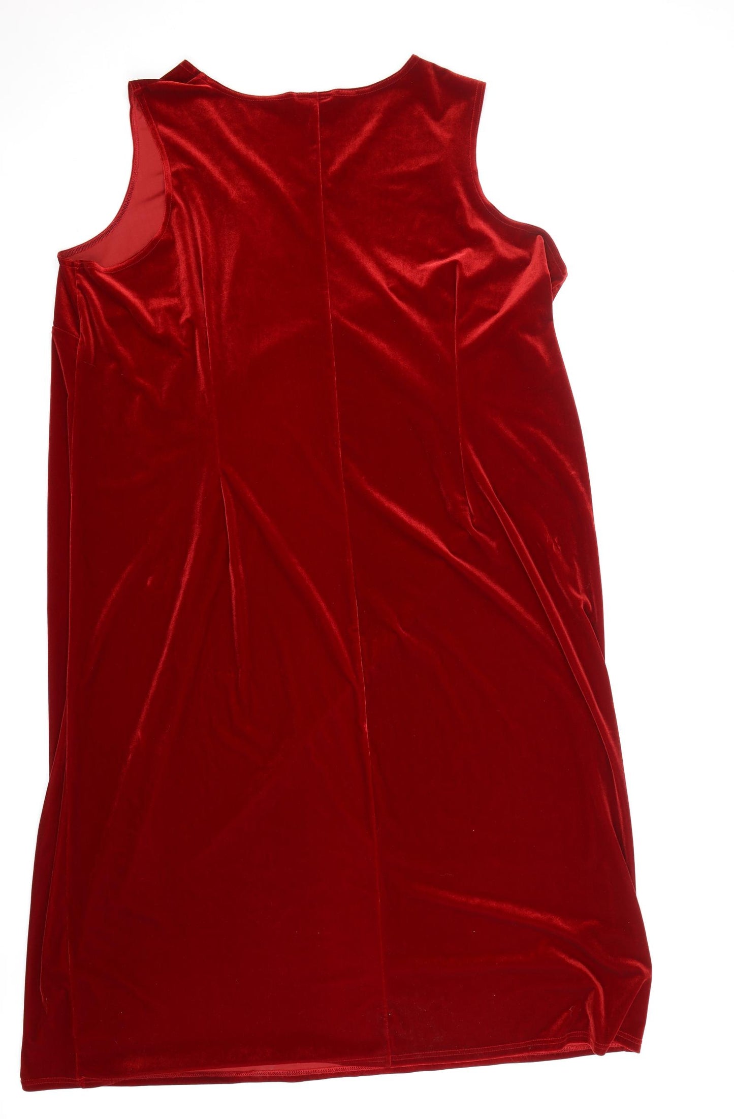 essence Womens Red  Velour Tank Dress  Size 30