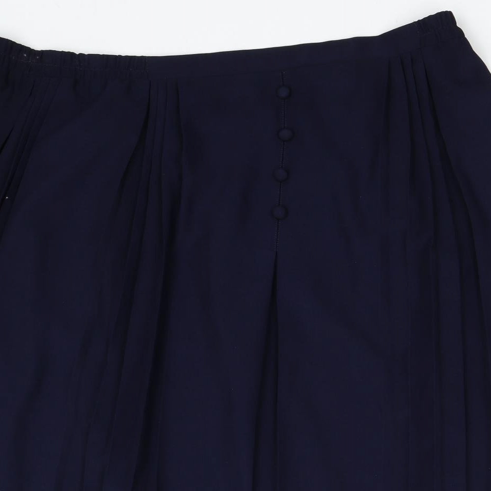Bonmarché Womens Blue   Flare Skirt Size 24
