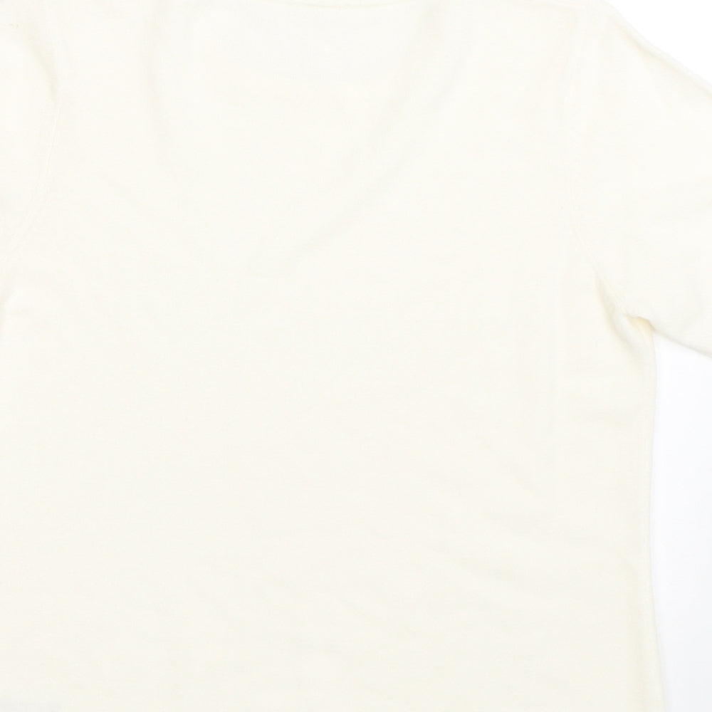 BHS Womens Beige   Basic T-Shirt Size 12