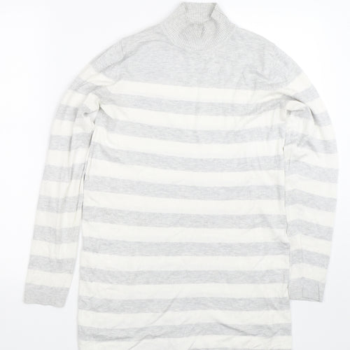 Primark Womens Grey Striped  Pullover Jumper Size 12
