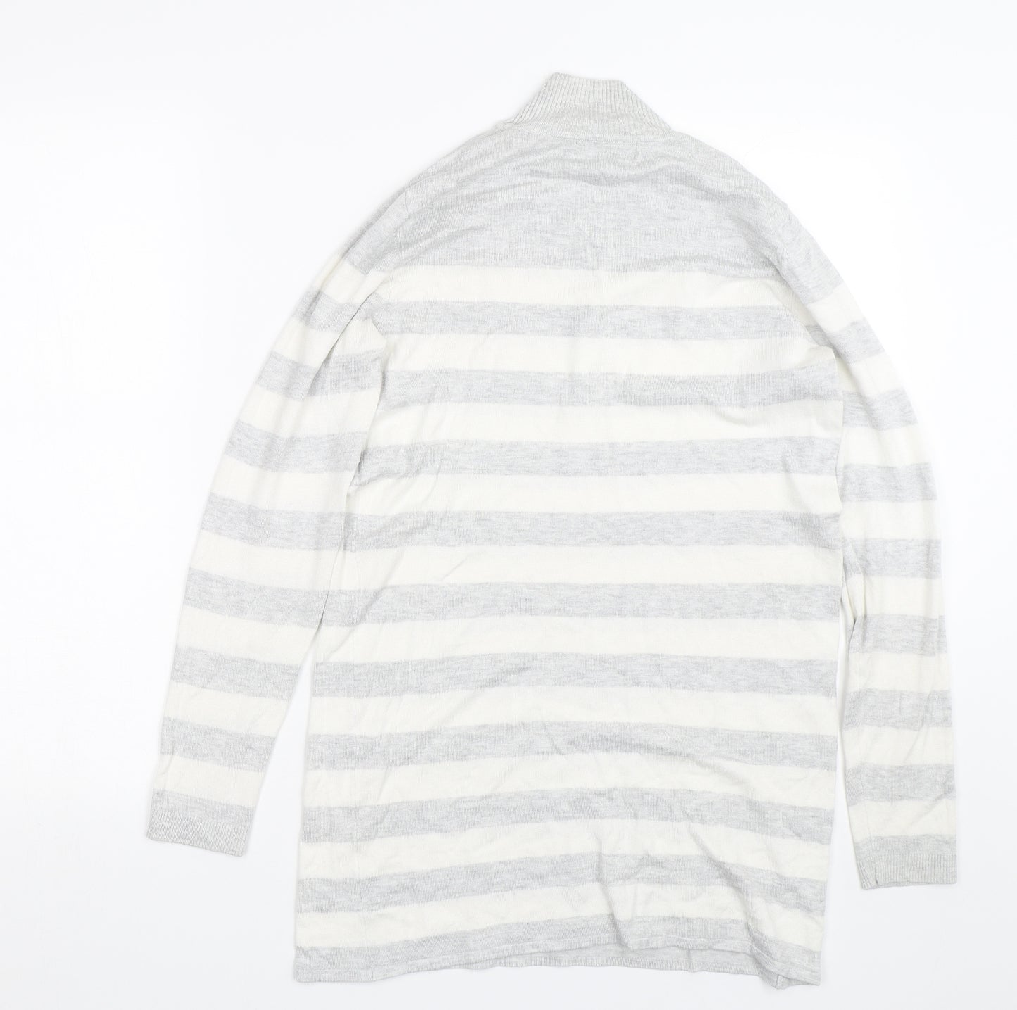 Primark Womens Grey Striped  Pullover Jumper Size 12