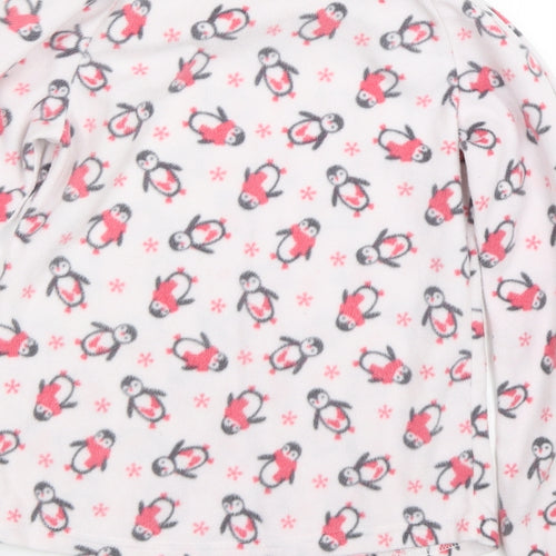 Debenhams Womens Pink Animal Print  Top Pyjama Top Size 8  - Penguins