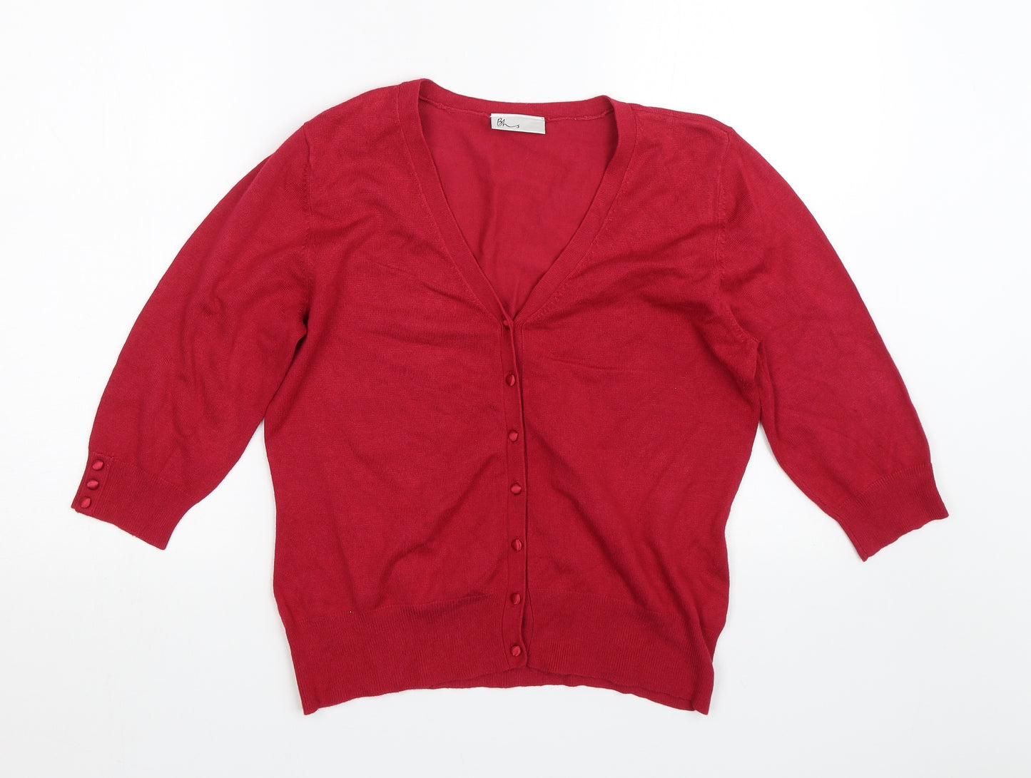 BHS Womens Pink   Cardigan Jumper Size 16