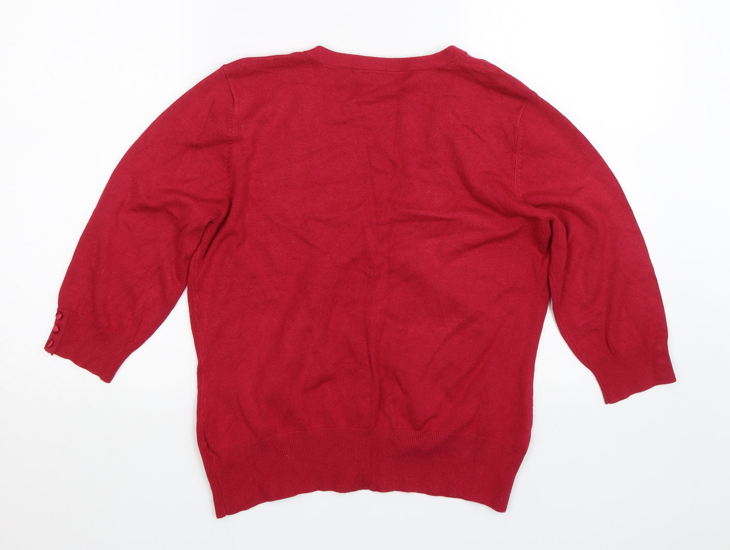 BHS Womens Pink   Cardigan Jumper Size 16