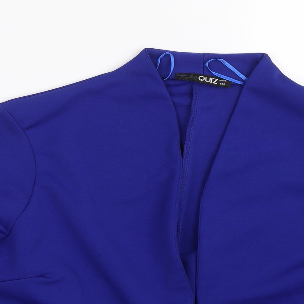 Quix Womens Blue   Jacket  Size 14