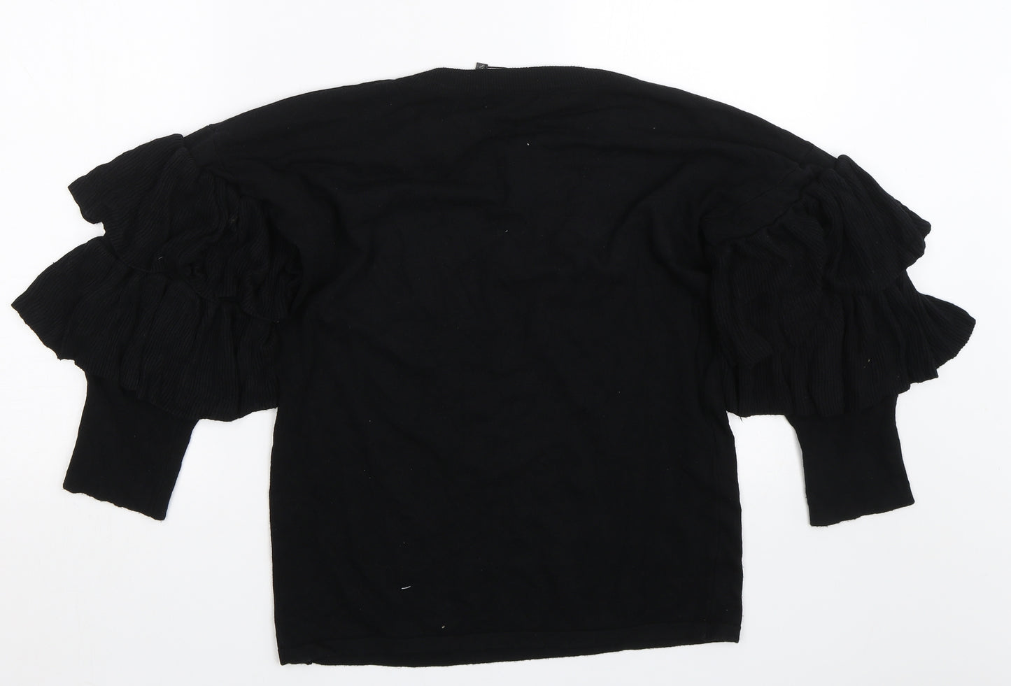 Nicole Womens Black   Basic T-Shirt Size M
