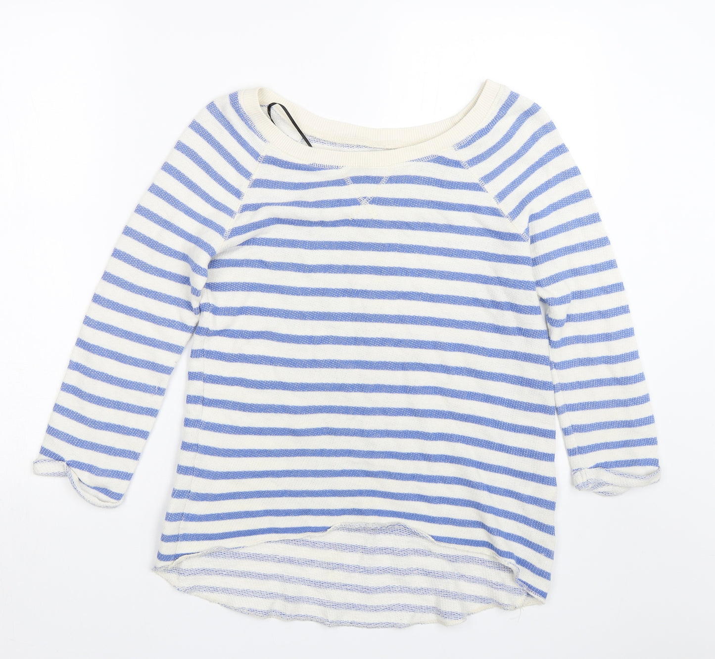 H&M Womens Blue Striped  Pullover Jumper Size S