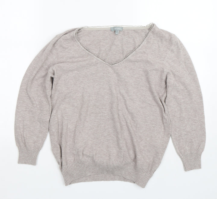 Per Una Womens Brown Pullover Jumper Size 12