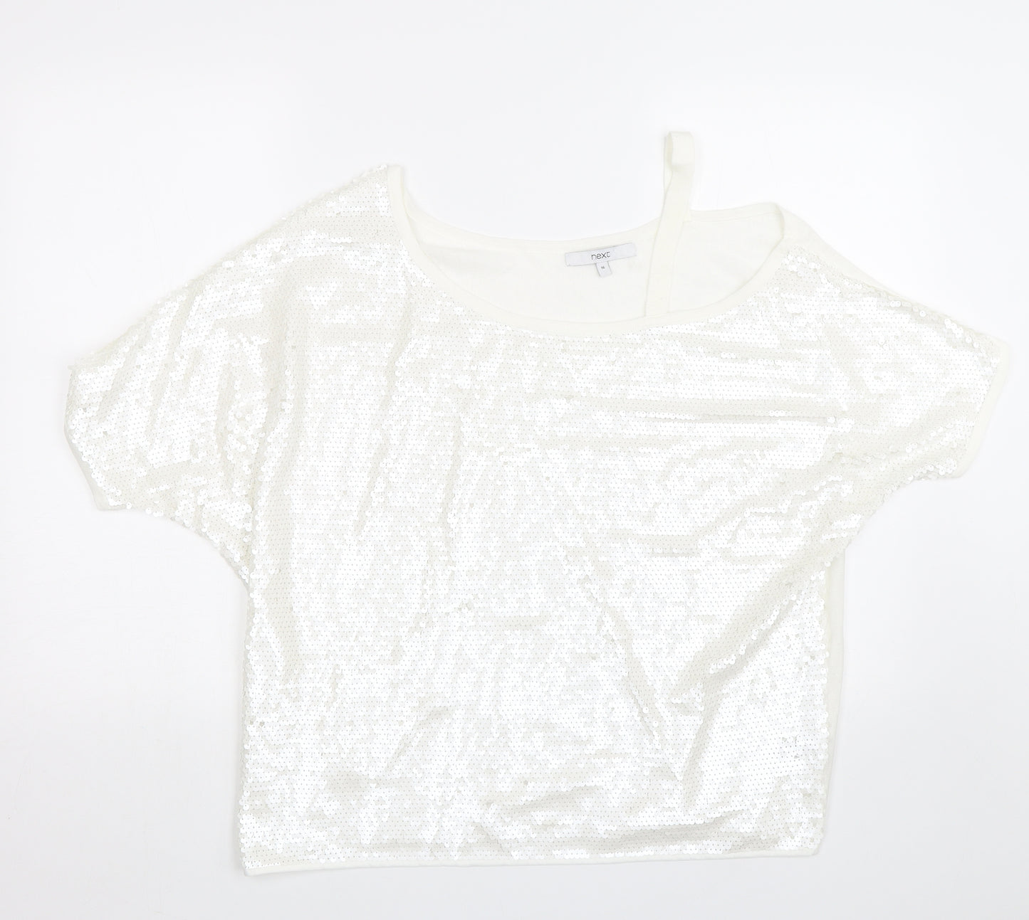 NEXT Womens White   Basic T-Shirt Size 16