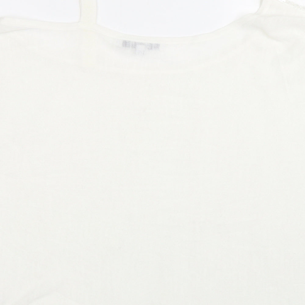 NEXT Womens White   Basic T-Shirt Size 16