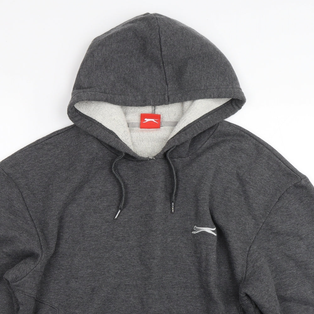 Slazenger Mens Grey   Pullover Hoodie Size M