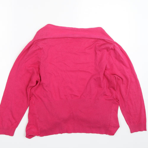 NEXT Womens Pink   Cardigan Jumper Size 14