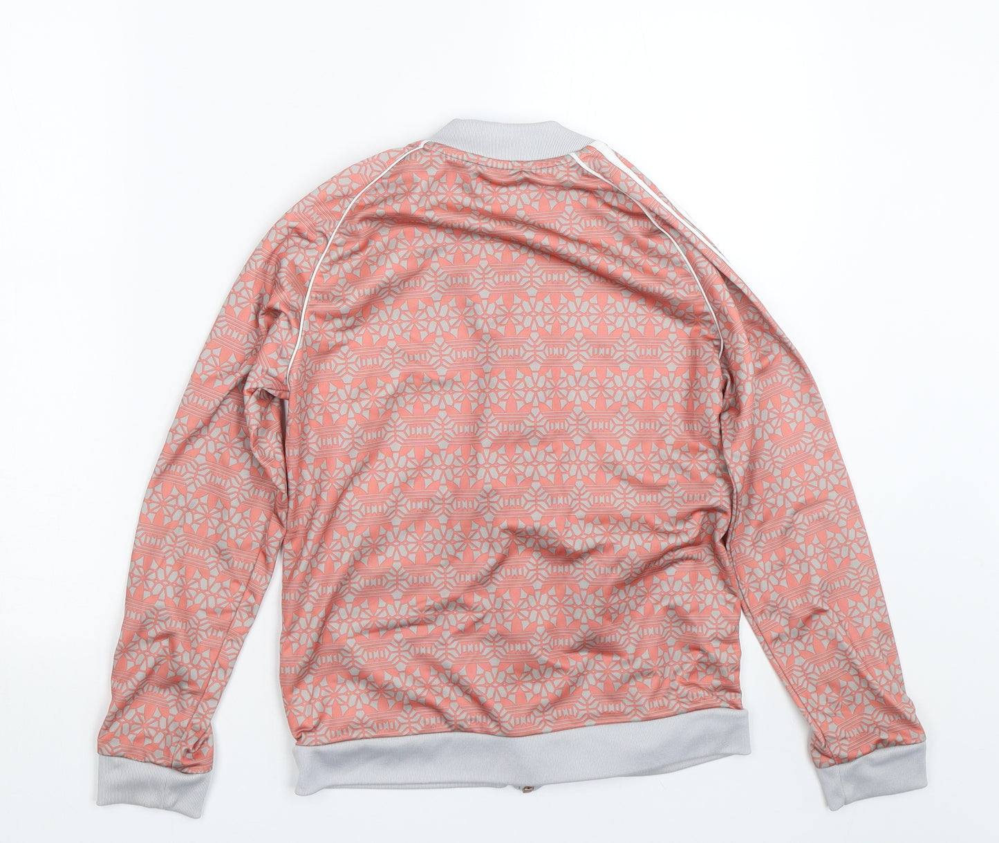 adidas Girls Pink Geometric  Jacket  Size 11-12 Years