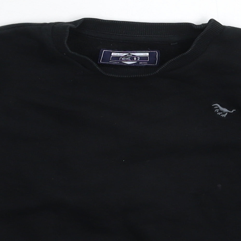 NEXT Boys Black   Pullover Sweatshirt Size 3-4 Years