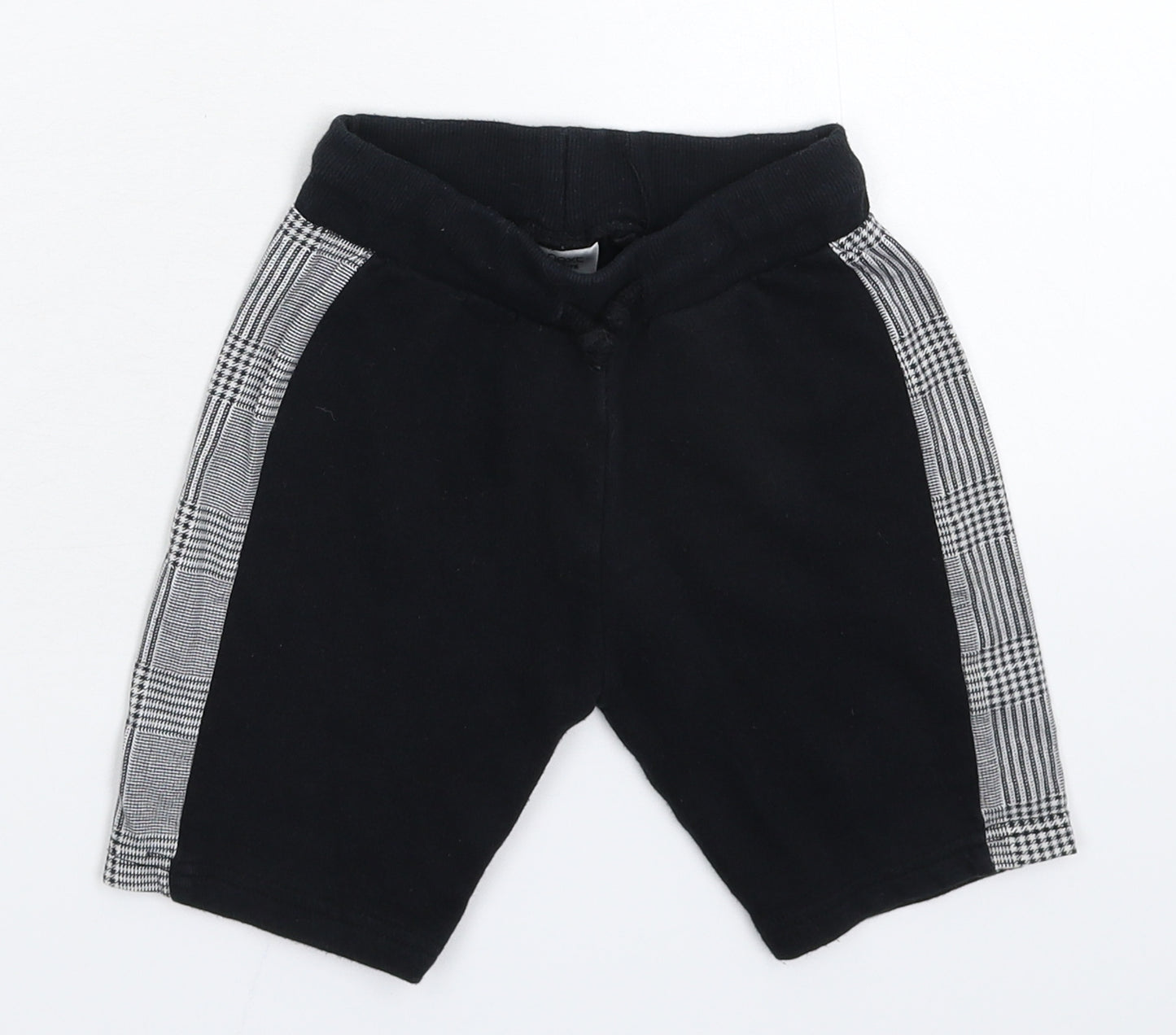 NEXT Boys Black Geometric  Sweat Shorts Size 2-3 Years