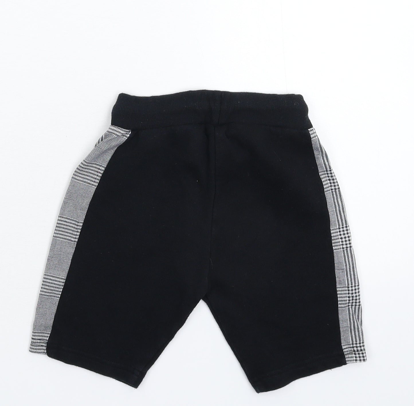 NEXT Boys Black Geometric  Sweat Shorts Size 2-3 Years