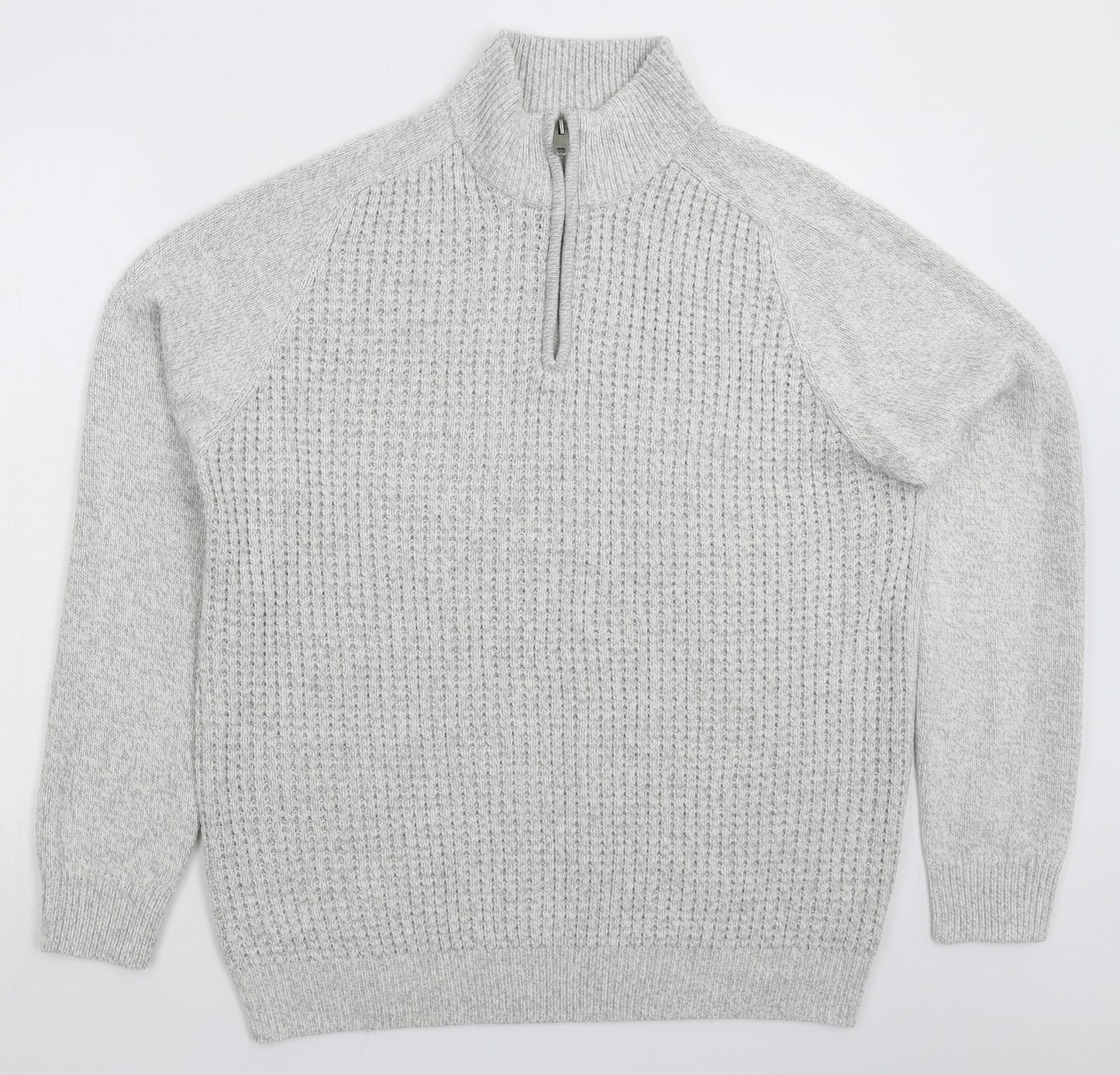 TU Mens Grey  Knit Pullover Jumper Size XL