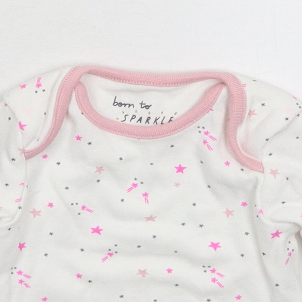 Merc Girls White   Basic T-Shirt Size Newborn