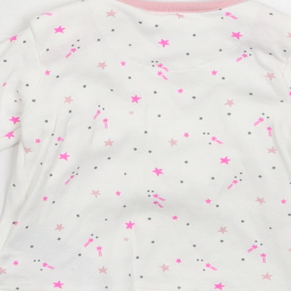 Merc Girls White   Basic T-Shirt Size Newborn