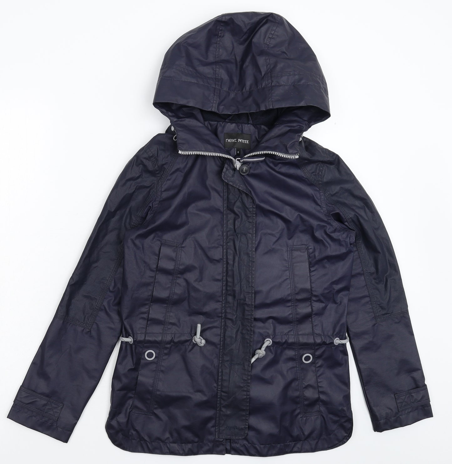 NEXT Womens Blue   Rain Coat Coat Size 6
