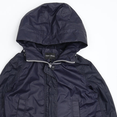 NEXT Womens Blue   Rain Coat Coat Size 6