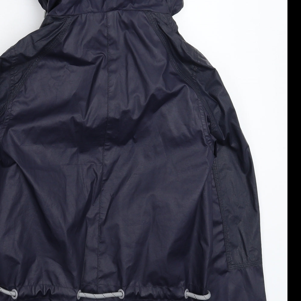 NEXT Womens Blue   Rain Coat Coat Size 6