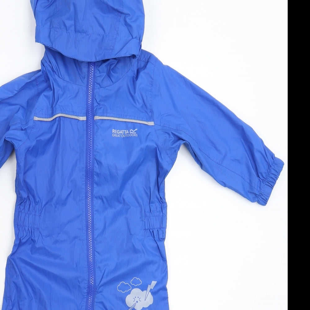 Regatta Boys Blue   Coverall One-Piece Size 18-24 Months