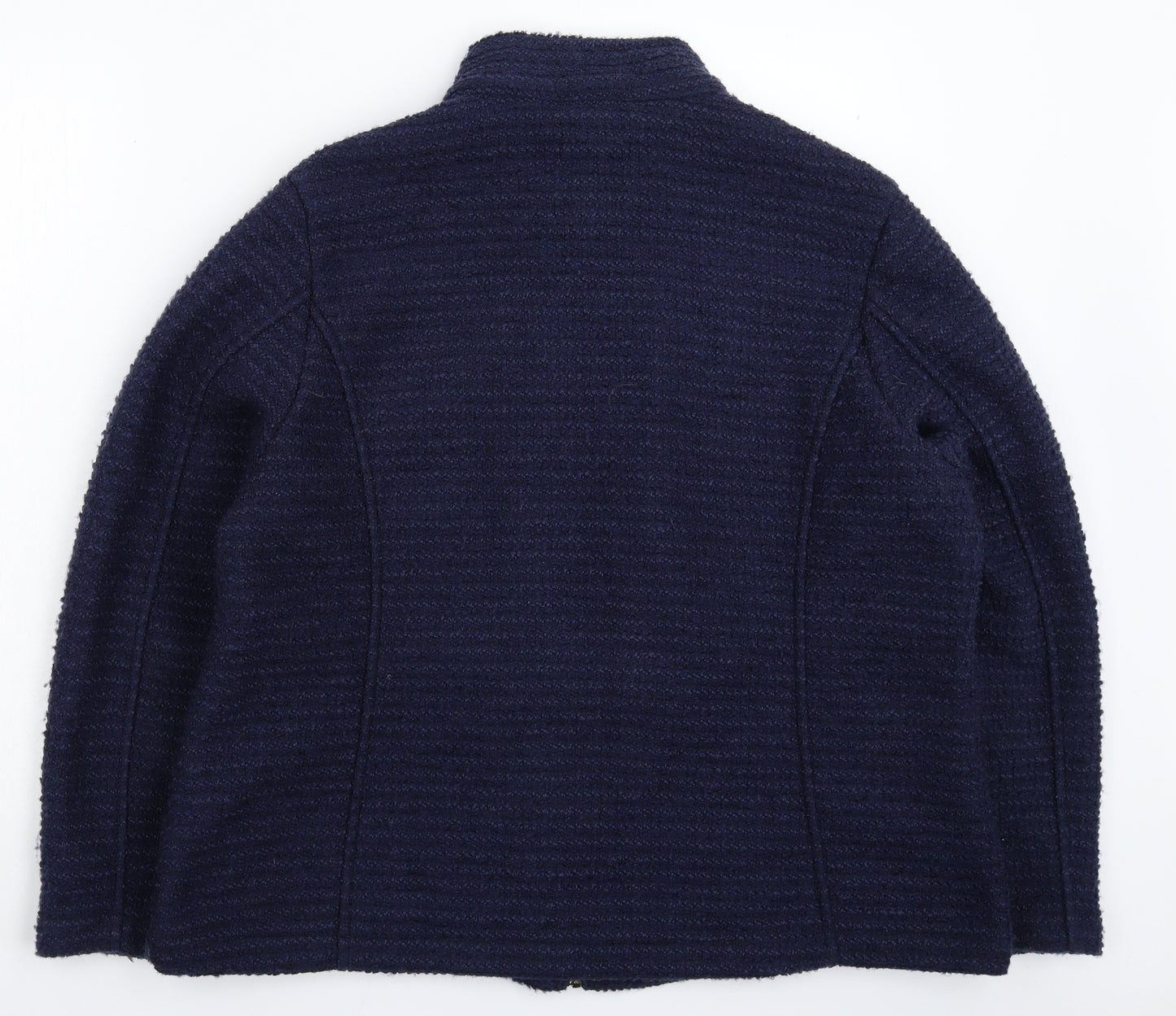 Marks and Spencer Womens Blue  Knit Jacket Coatigan Size 20