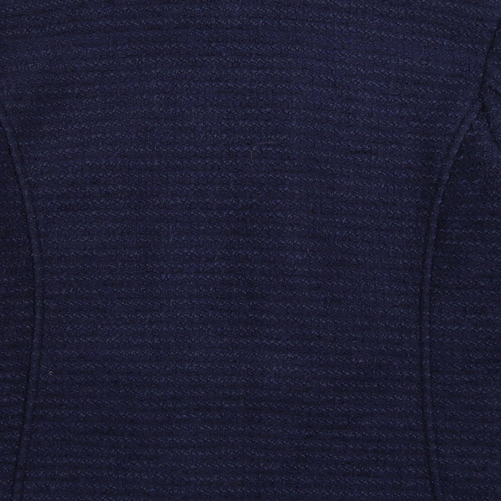 Marks and Spencer Womens Blue  Knit Jacket Coatigan Size 20