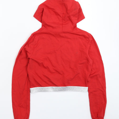 Select Womens Red   Pullover Hoodie Size 6  - Christmas