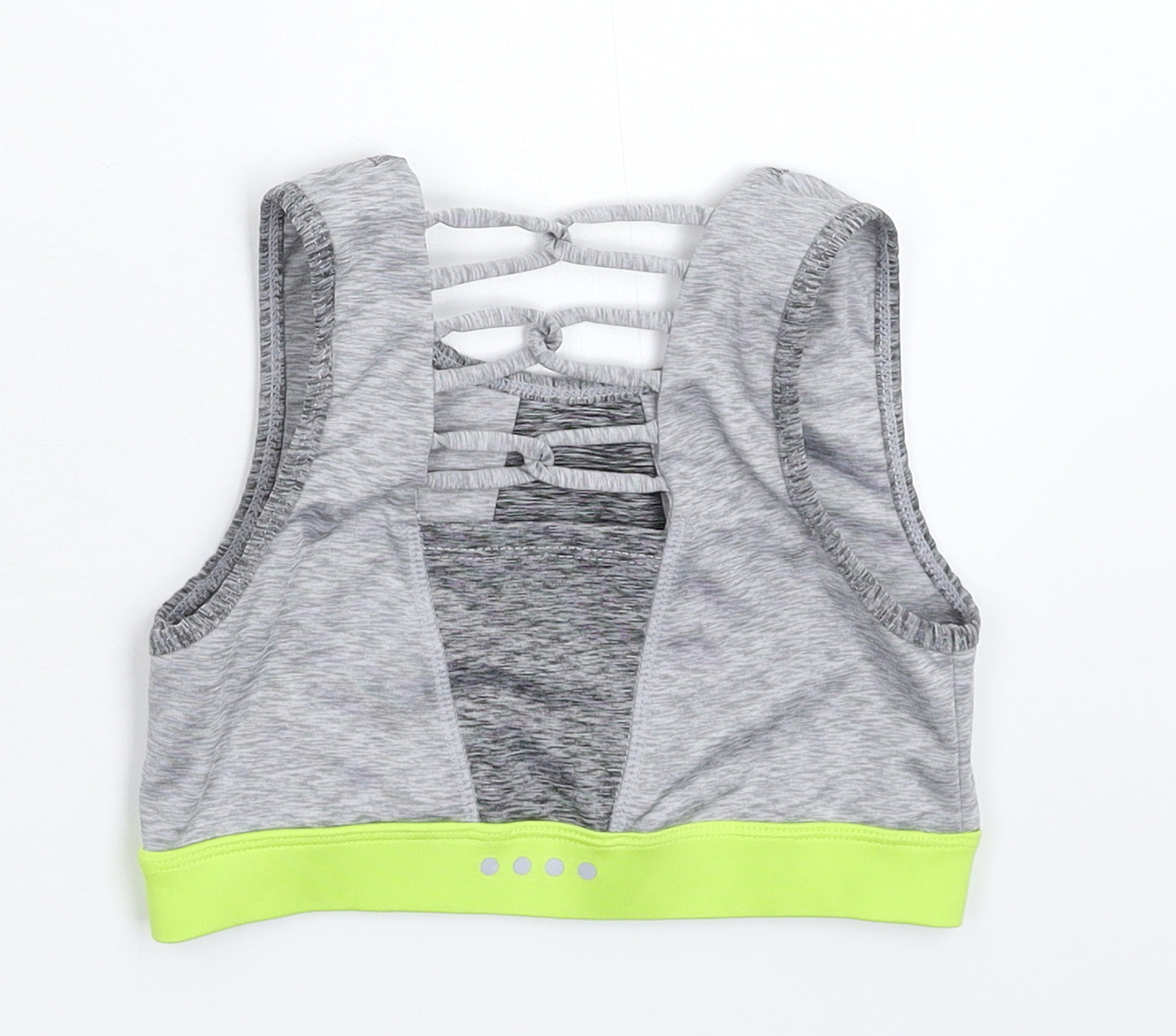 Souluxe Girls Grey   Cropped Tank Size 6 Years