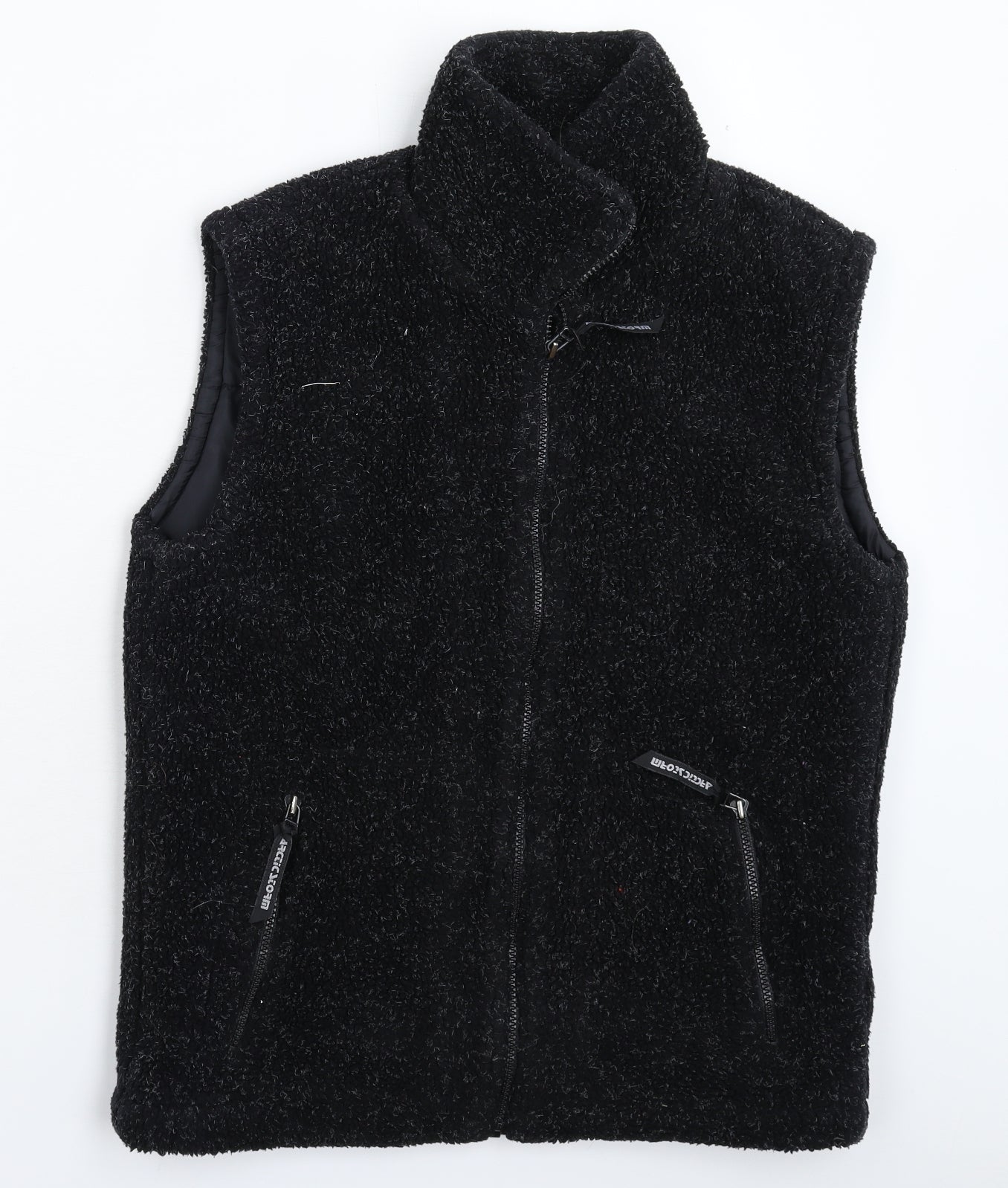 Arctic Storm Mens Black  Fleece Gilet Jacket Size S