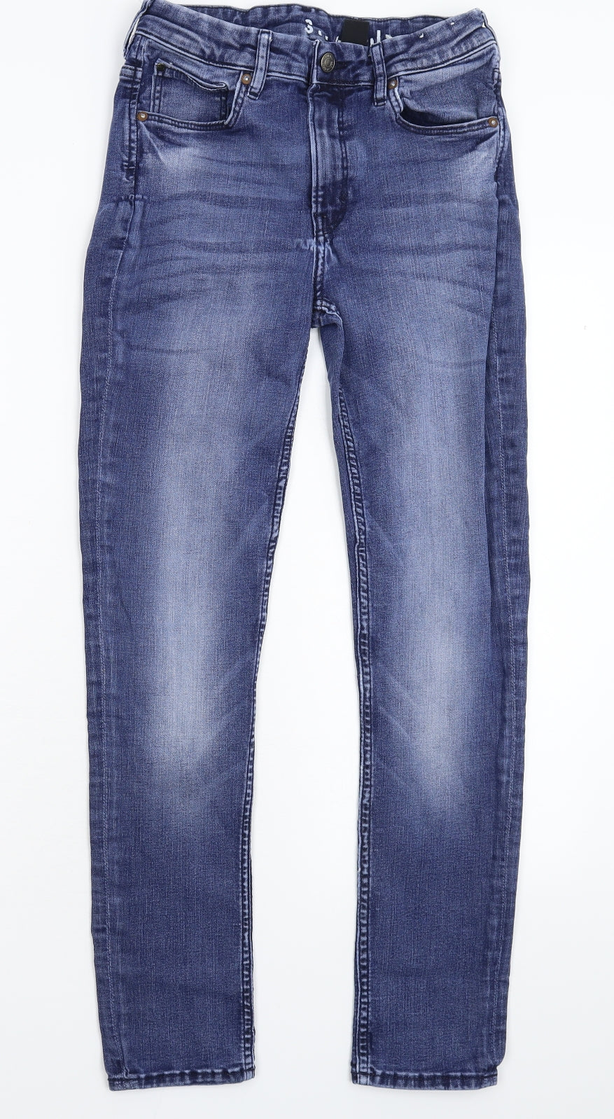 H&M Boys Blue  Denim Skinny Jeans Size 13-14 Years