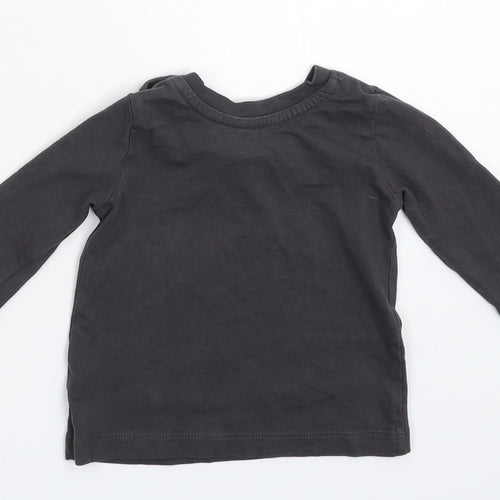 Matalan Baby Grey   Basic T-Shirt Size 6-9 Months