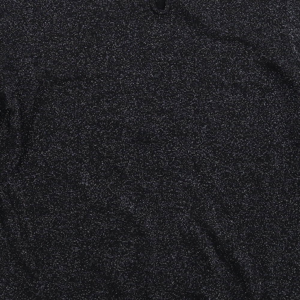BHS Womens Black  Knit Pullover Jumper Size 14