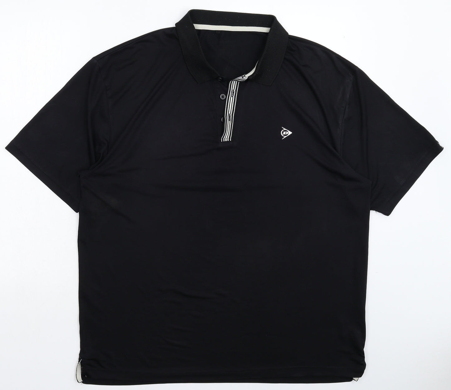 Dunlop Mens Black    Polo Size 2XL
