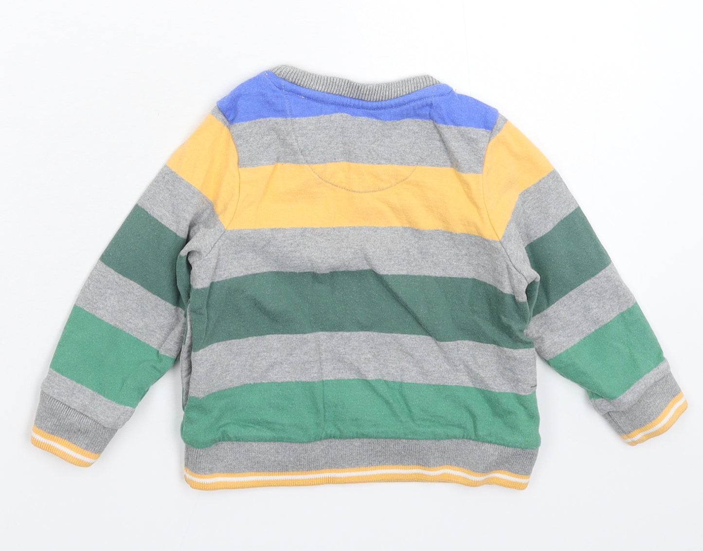 Nutmeg Baby Multicoloured Striped  Pullover Jumper Size 12-18 Months