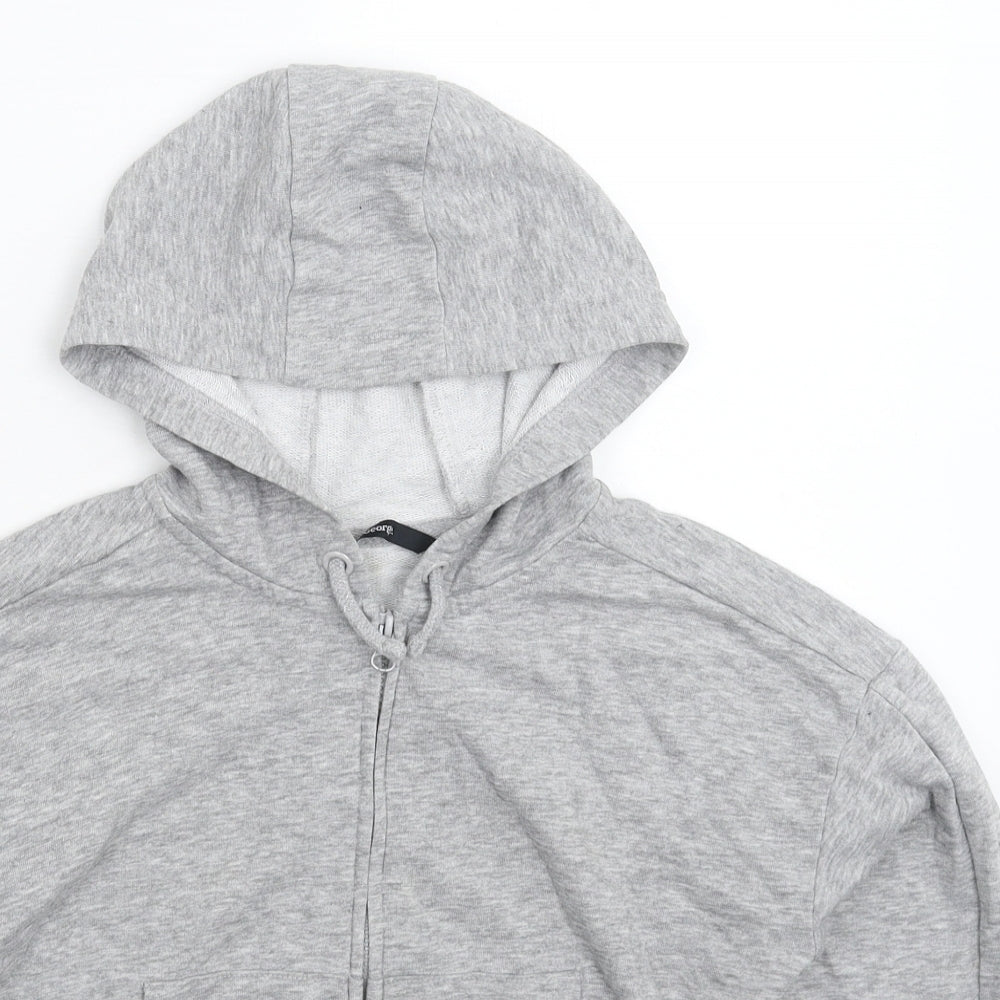 George Girls Grey   Full Zip Hoodie Size 10-11 Years