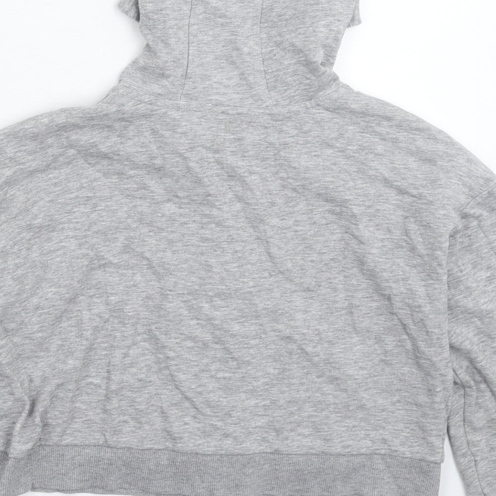 George Girls Grey   Full Zip Hoodie Size 10-11 Years