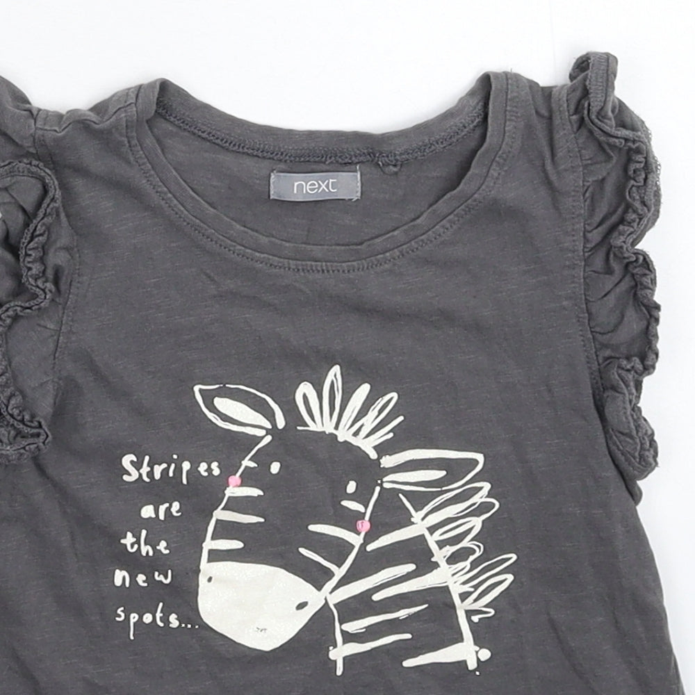 NEXT Girls Grey   Basic Tank Size 3-4 Years