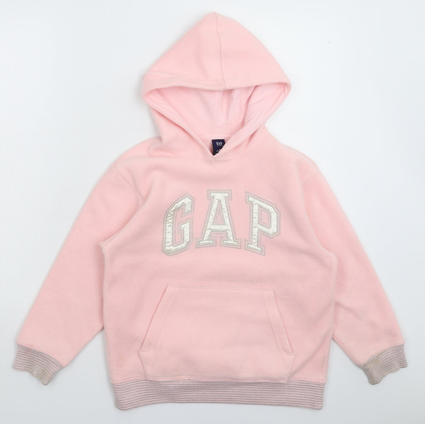 Gap Girls Pink  Fleece Pullover Hoodie Size 8-9 Years