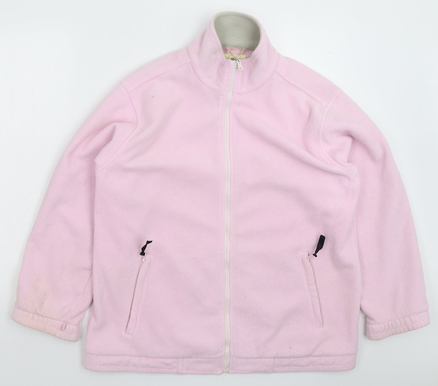 Classics Womens Pink  Fleece Jacket  Size 14